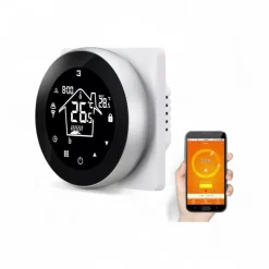 Wifi Inbouw Thermostaat Voor Elektrische Vloerverwarming Met Touchscreen En Spraakbesturing
