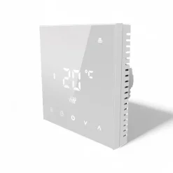 Smartlife Domotica Wifi Inbouw Thermostaat Voor Elektrische Vloerverwarming Met Touchscreen En Wifi Bediening