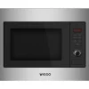 Wiggo - Inbouw Combi Magnetron - Wbm-g6025(x) - Roestvrijstaal - 46 Cm