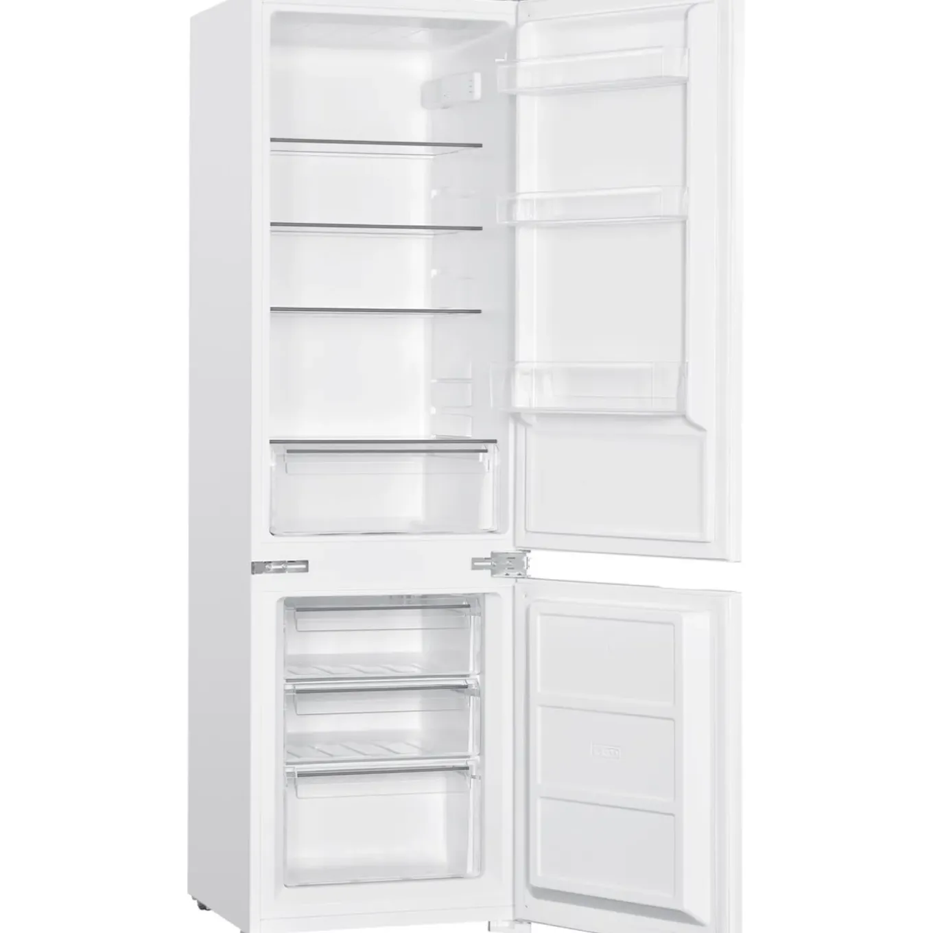 Wiggo - Inbouw Koel-vriescombi Koelkast - Wr-bc178e(w) - Wit - 55 Cm