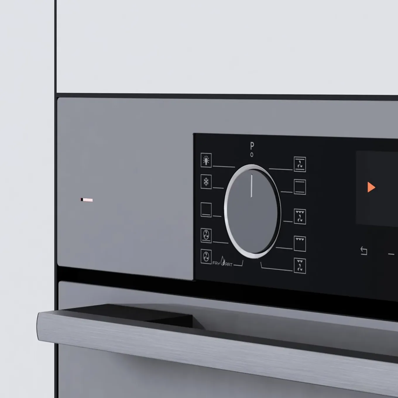 Wiggo - Inbouw Oven - Wo-bfa610(g) - Grijs - 60 Cm