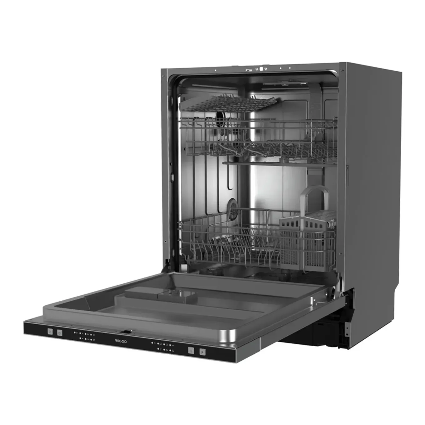 Wiggo - Inbouw Vaatwasser - Wd-b4596e(x) - Roestvrijstaal - 45 Cm