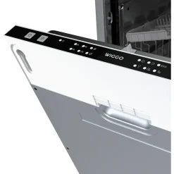 Wiggo - Inbouw Vaatwasser - Wd-b4126e(x) - Roestvrijstaal - 45 Cm