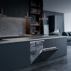 Wiggo - Inbouw Vaatwasser - Wd-b4126e(x) - Roestvrijstaal - 45 Cm