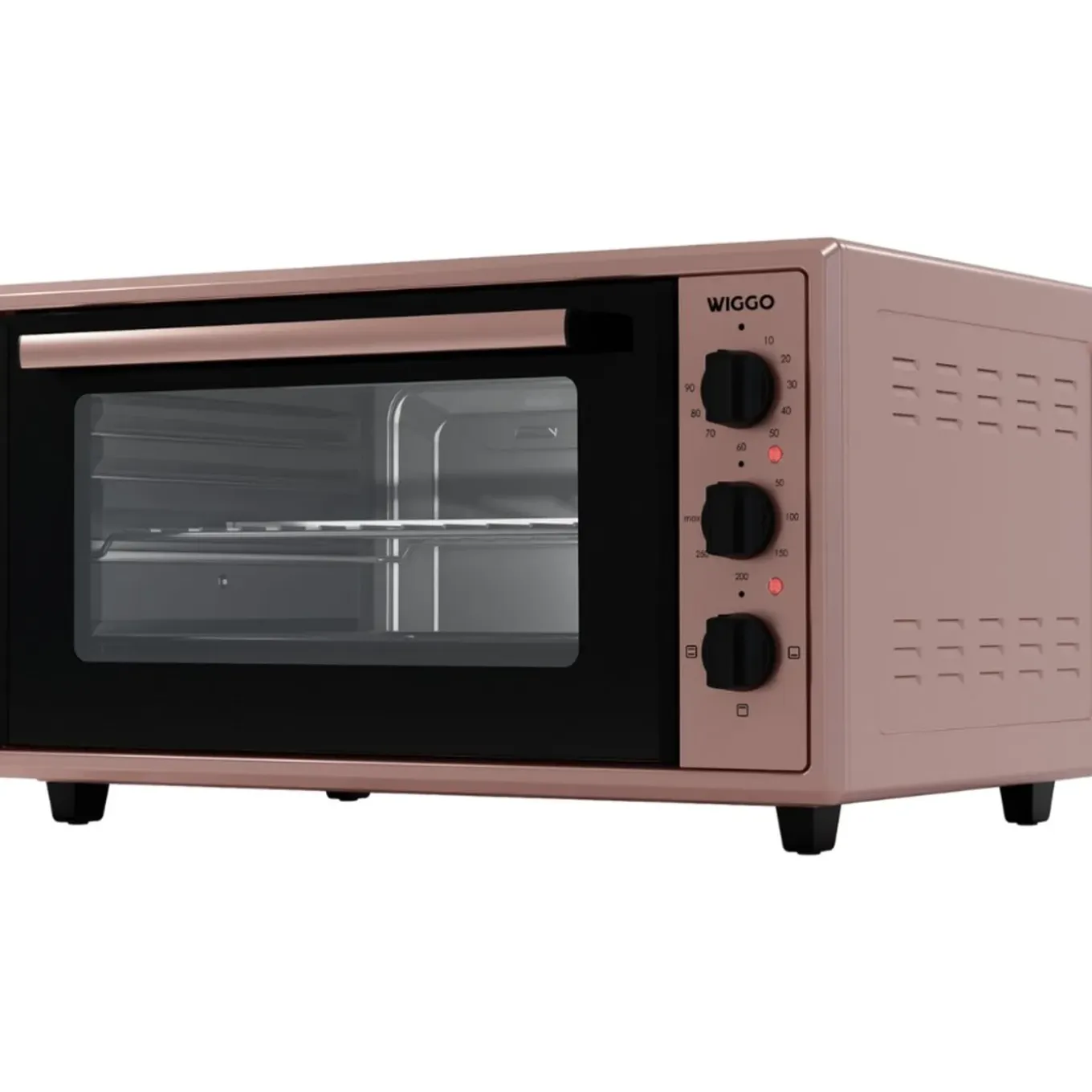 Wiggo - Vrijstaande Mini Oven - Wmo-e456(p) - Roze - 45 Liter