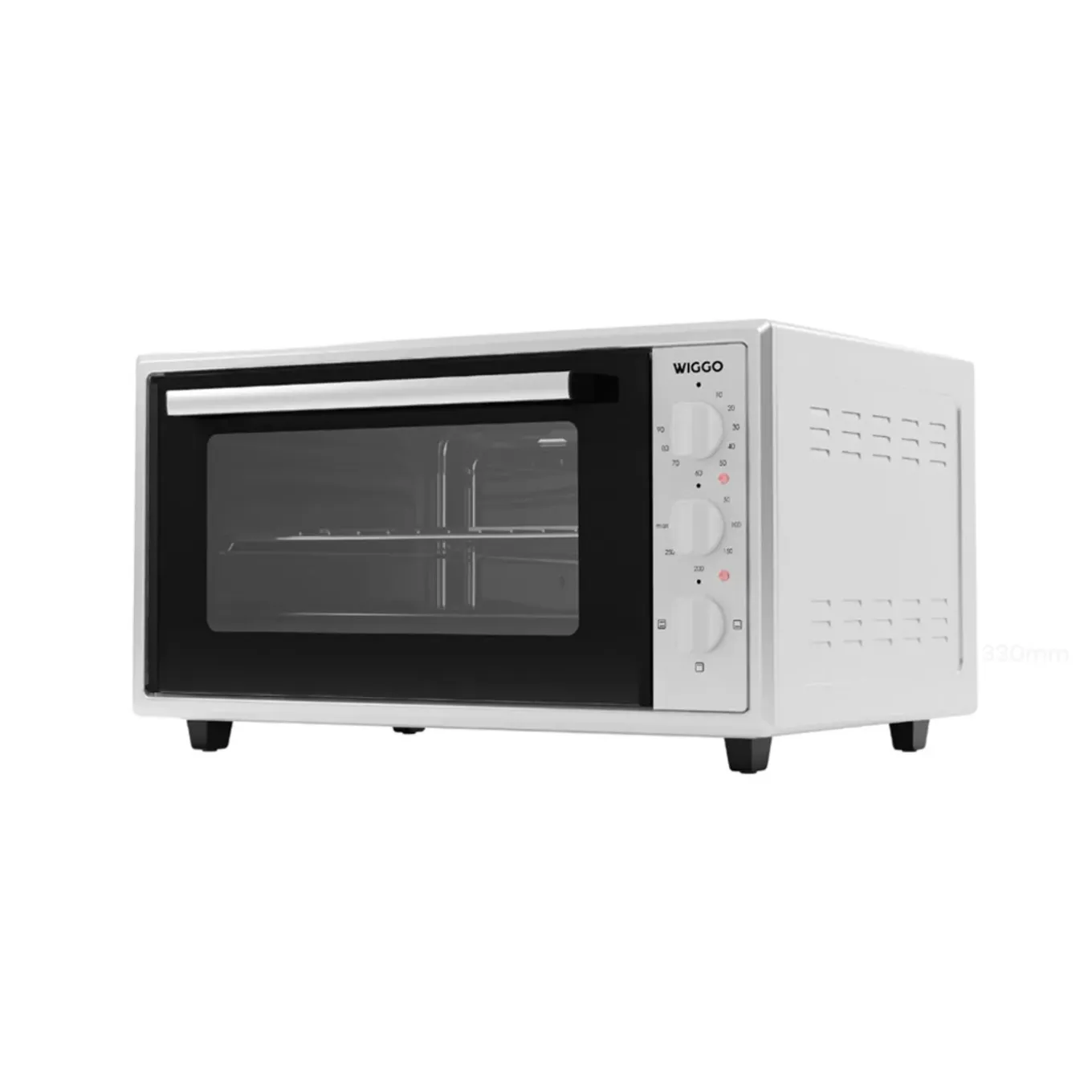Wiggo - Vrijstaande Mini Oven - Wmo-e456(w) - Wit - 45 Liter