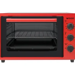 Wiggo - Vrijstaande Mini Oven - Wmo-e353(r) - Rood - 35 Liter