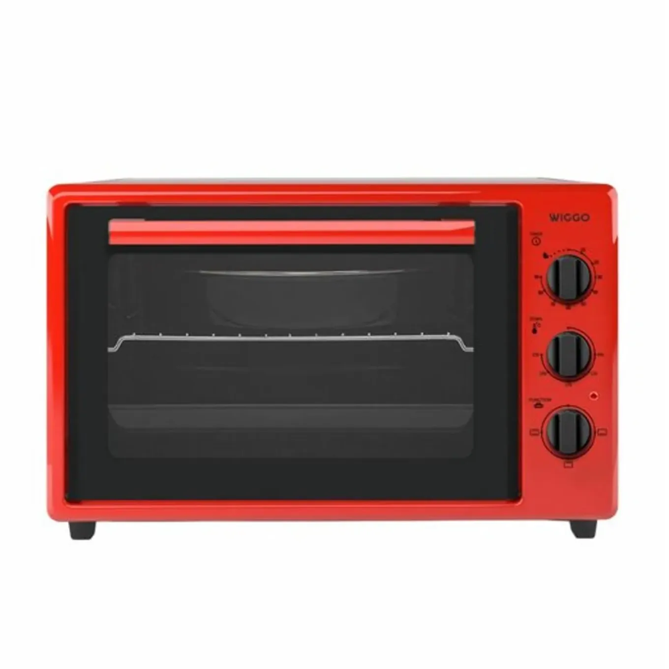 Wiggo - Vrijstaande Mini Oven - Wmo-e353(r) - Rood - 35 Liter
