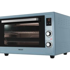 Wiggo - Vrijstaande Mini Oven - Wmo-e657(a) - Aqua Blauw - 65 Liter