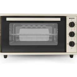 Wiggo - Vrijstaande Mini Oven - Wmo-e456(c) - Creme - 45 Liter