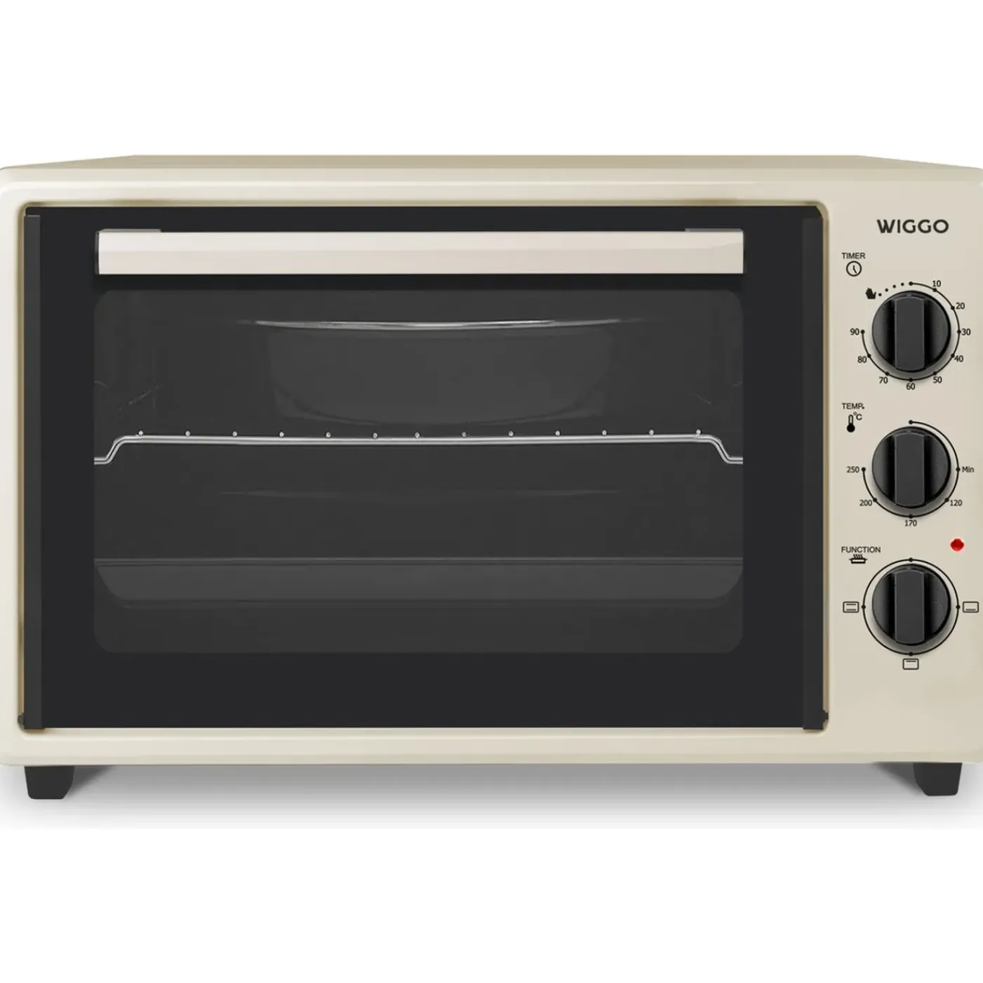 Wiggo - Vrijstaande Mini Oven - Wmo-e353(c) - Creme - 35 Liter