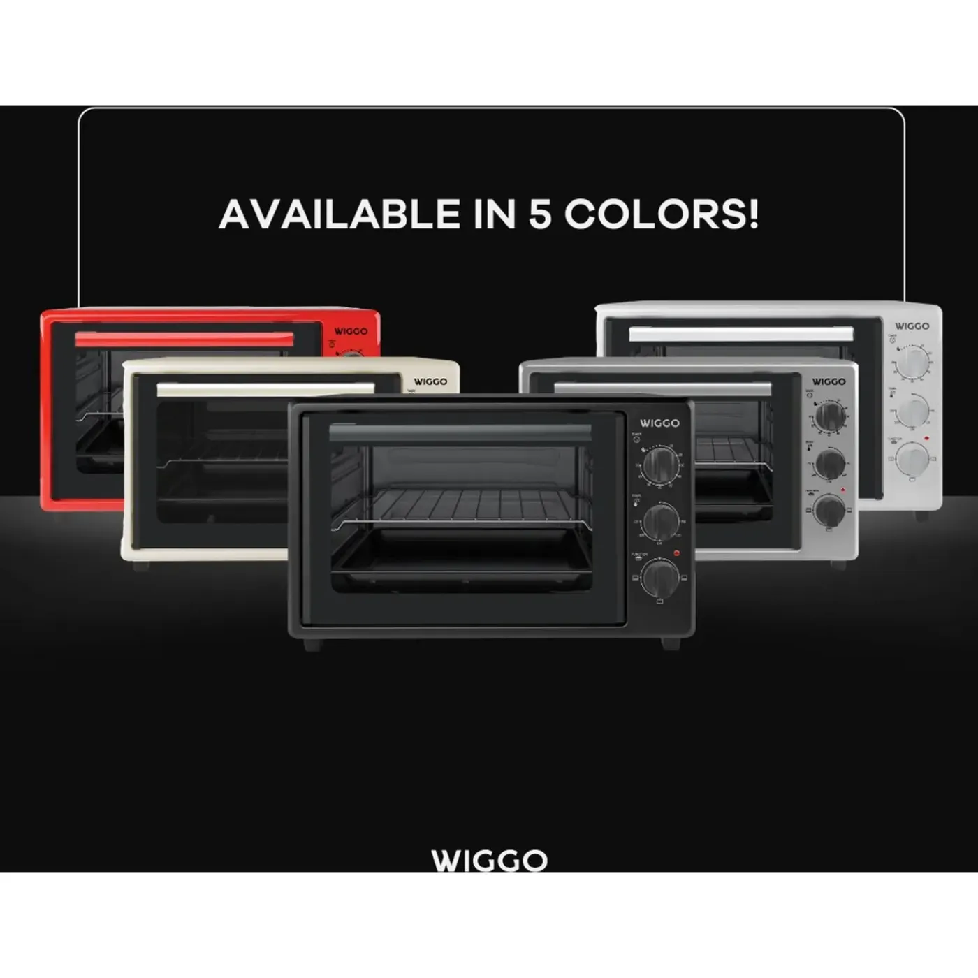 Wiggo - Vrijstaande Mini Oven - Wmo-e353(x) - Roestvrijstaal - 35 Liter