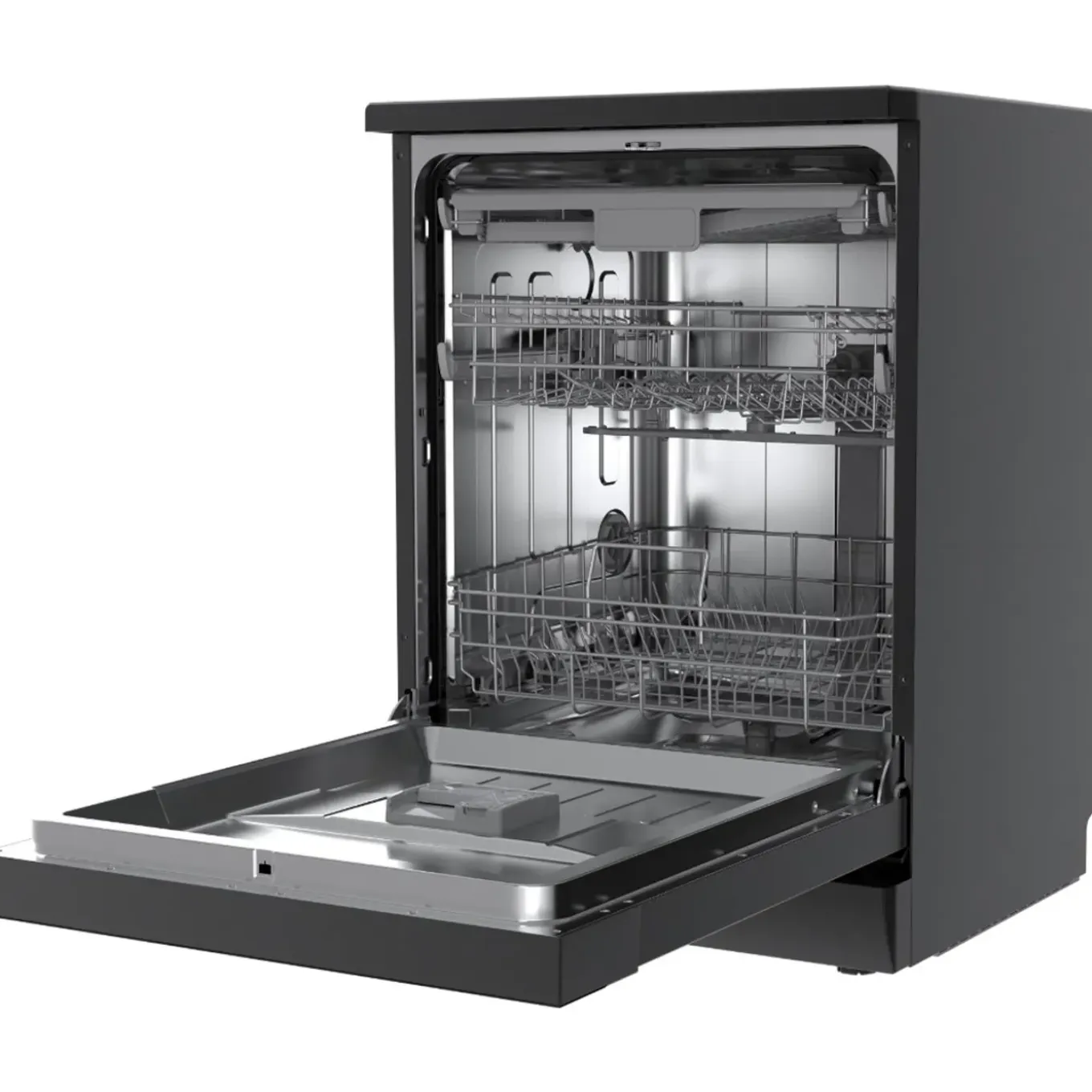 Wiggo - Vrijstaande Vaatwasser - Wd-f6148b(dx) - Donker Roestvrijstaal - 60 Cm