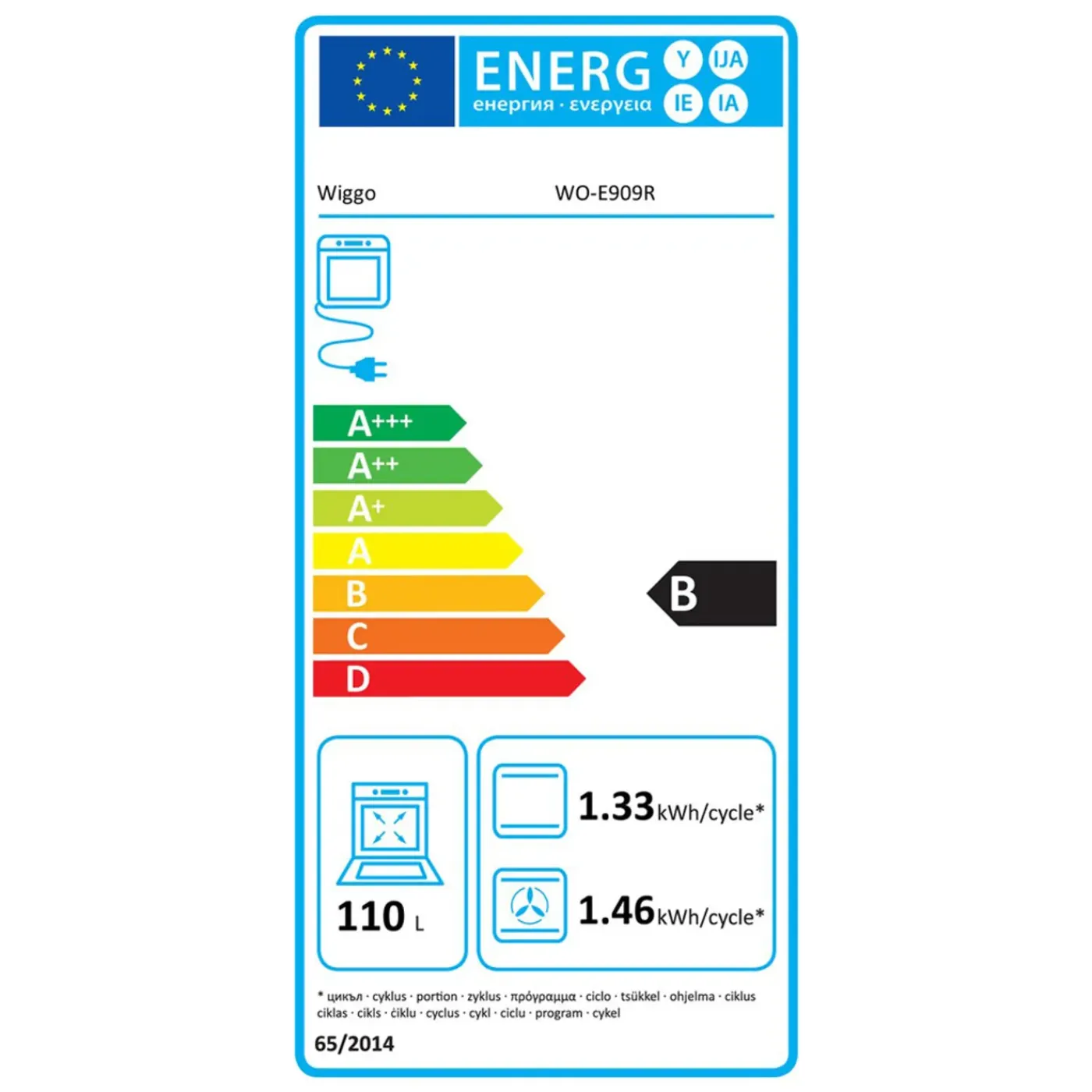 Wiggo Wo‑e909r(rx) Vrijstaande Gasfornuis - 90 Cm - Rood