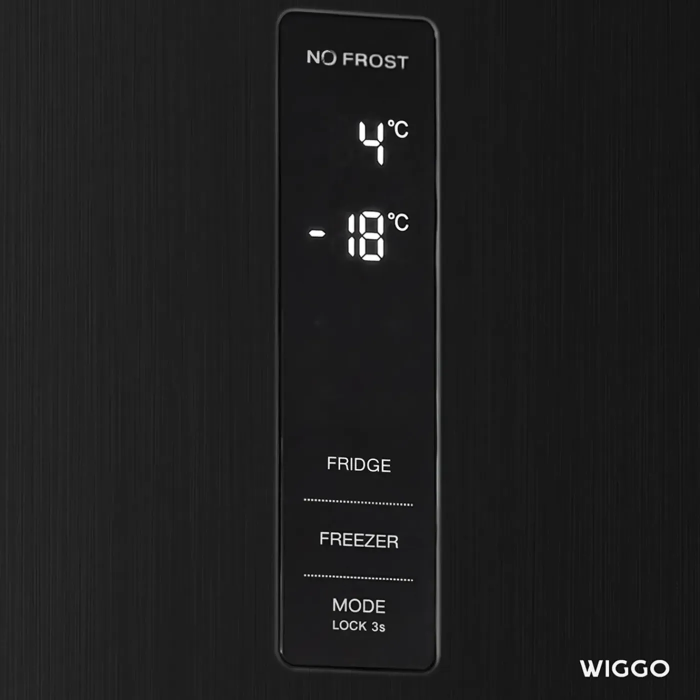 Wiggo Wr‑cd18nfb(b) Vrijstaande Koel-vriescombi Koelkast - 60 Cm - Zwart