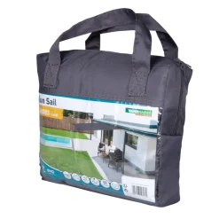 Windhager schaduwdoek Cannes vierkant antraciet 4x4m