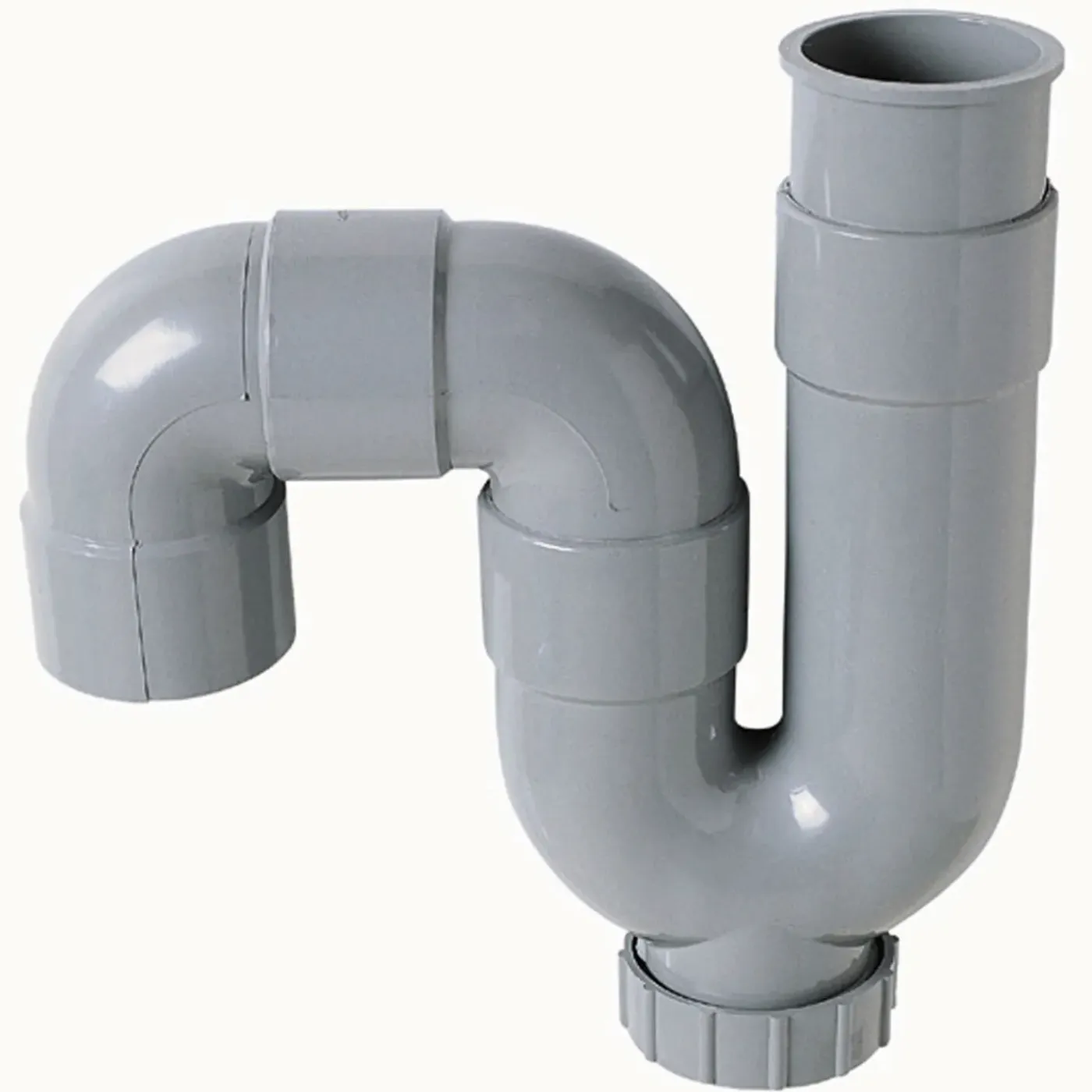 Wirquin spoelbaksifon PVC Ø40mm horitzontale/verticale uitgang