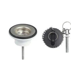 Wirquin wastafelplug met stop
