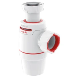 Wirquin wastafelsifon Neo Air Ø32mm wit/rood