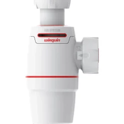 Wirquin wastafelsifon Neo Air Ø32mm wit/rood