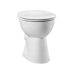 Wisa Sydney Closetpot Diepspoel Pk Uitlaat 6cm Verhoogd Wit