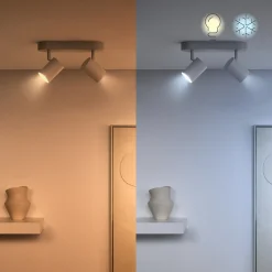 WiZ Led Gu10 Spotlamp 50w (glazen Behuizing) Wit/gekleurd Licht - 3 Stuks