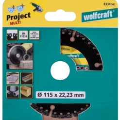 Wolfcraft Diamantschijf Pro Multi - multi-materiaal - 115x22,2mm