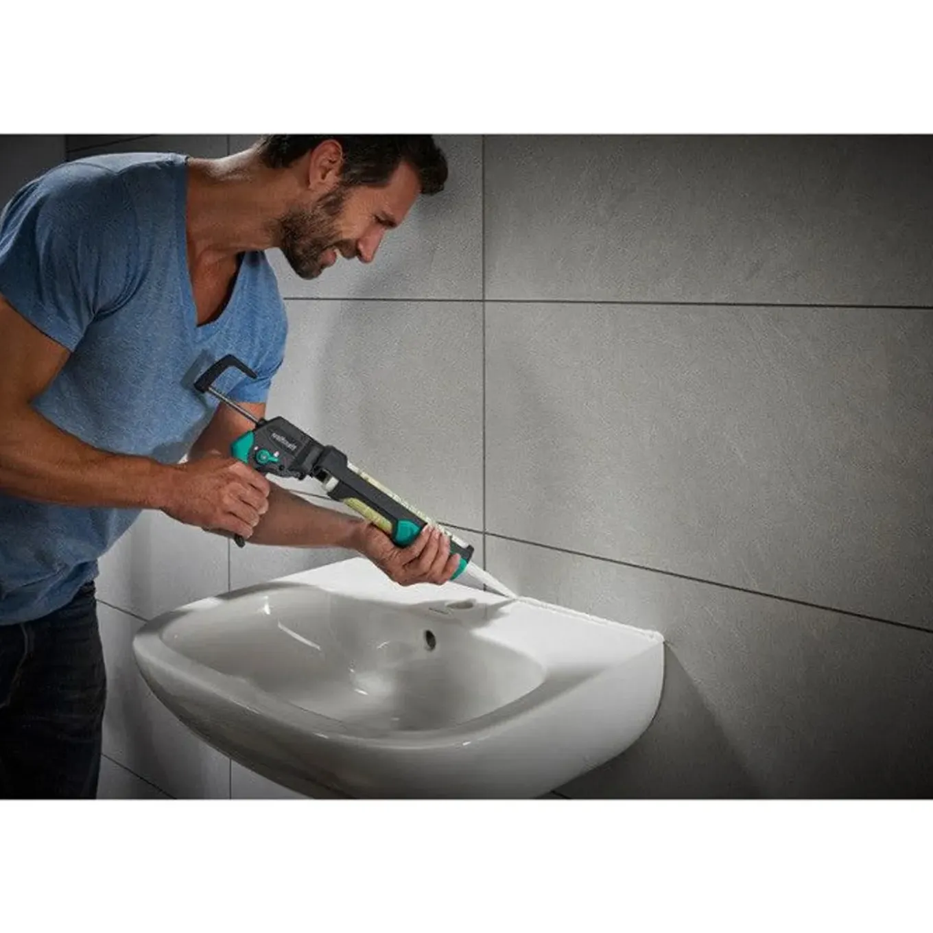 Wolfcraft Mechanisch Patroonpistool, Voor Siliconen, Lijm En Acryl Mg 400 Ergo 4354