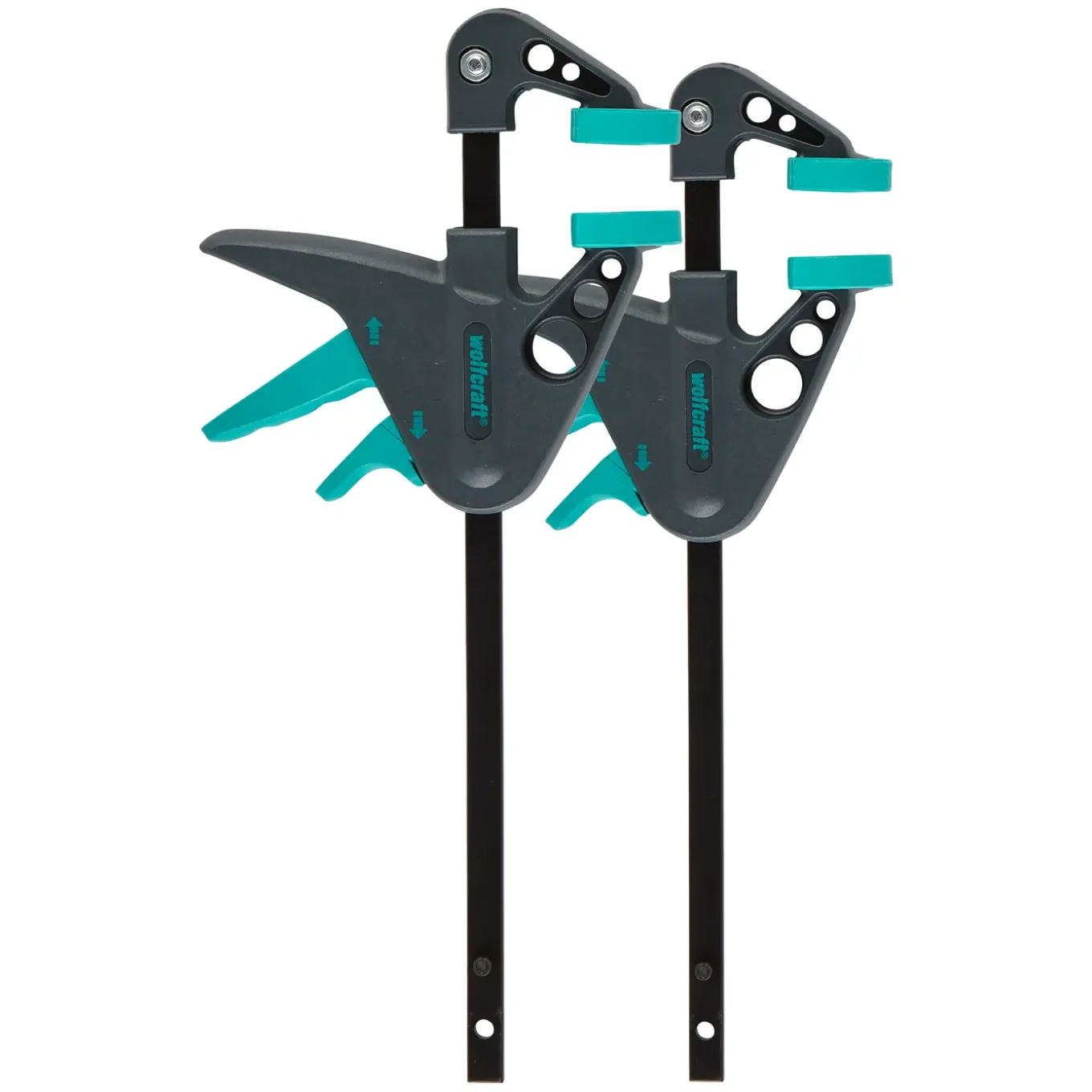 Wolfcraft éénhand lijmklem EHZ40-110 – 2 stuks