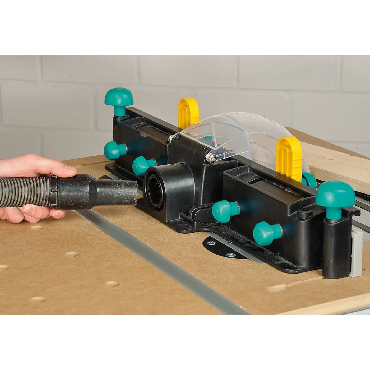 Wolfcraft Parallelle freesaanslag voor MASTER cut 1500 en 2500