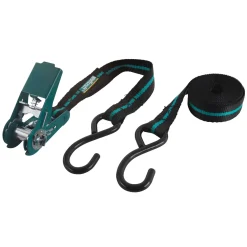 Wolfcraft Ratelsjorband met Haken - 4mx25mm - 180kg - 2 stuks
