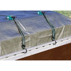 Wolfcraft Ratelsjorband met Haken - 4mx25mm - 180kg - 2 stuks