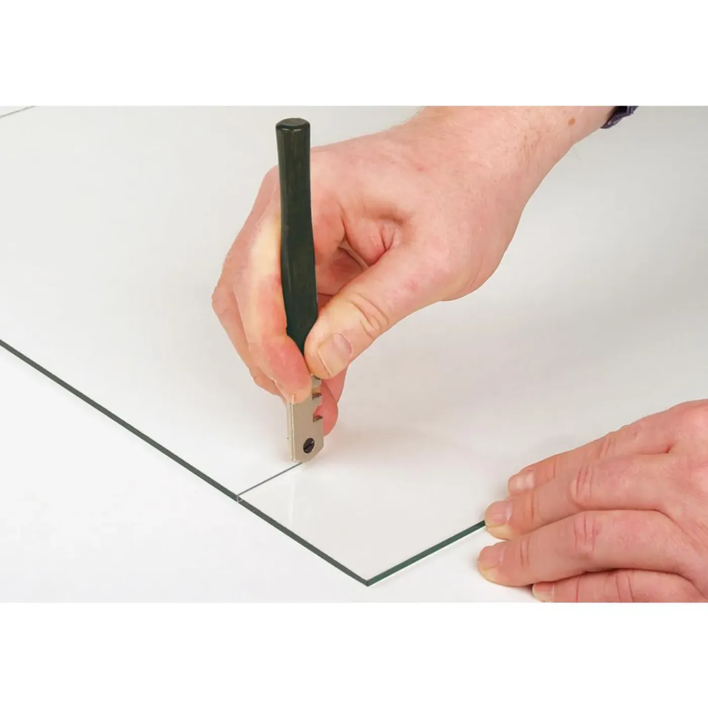 Wolfcraft 1 Standaard Glassnijder. Houten Handvat