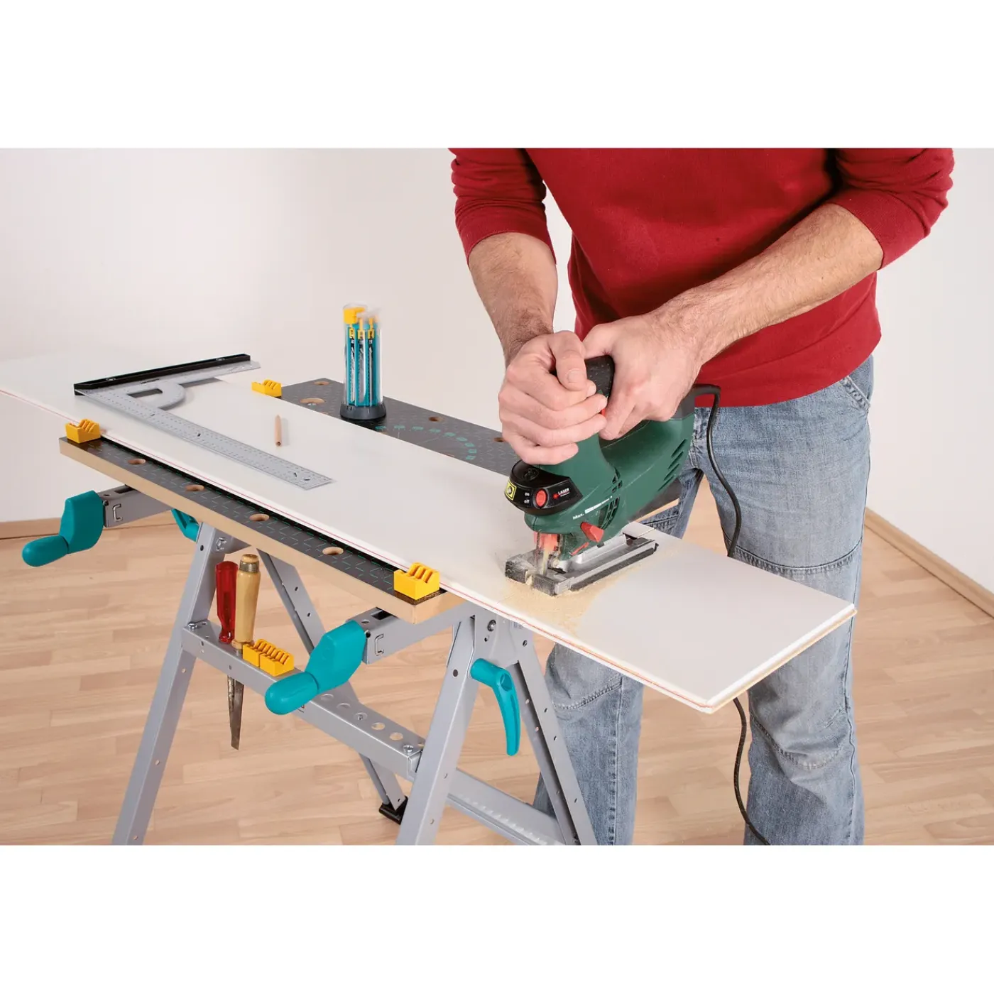 Wolfcraft universele werkbank Master 200 64,5x80x30cm