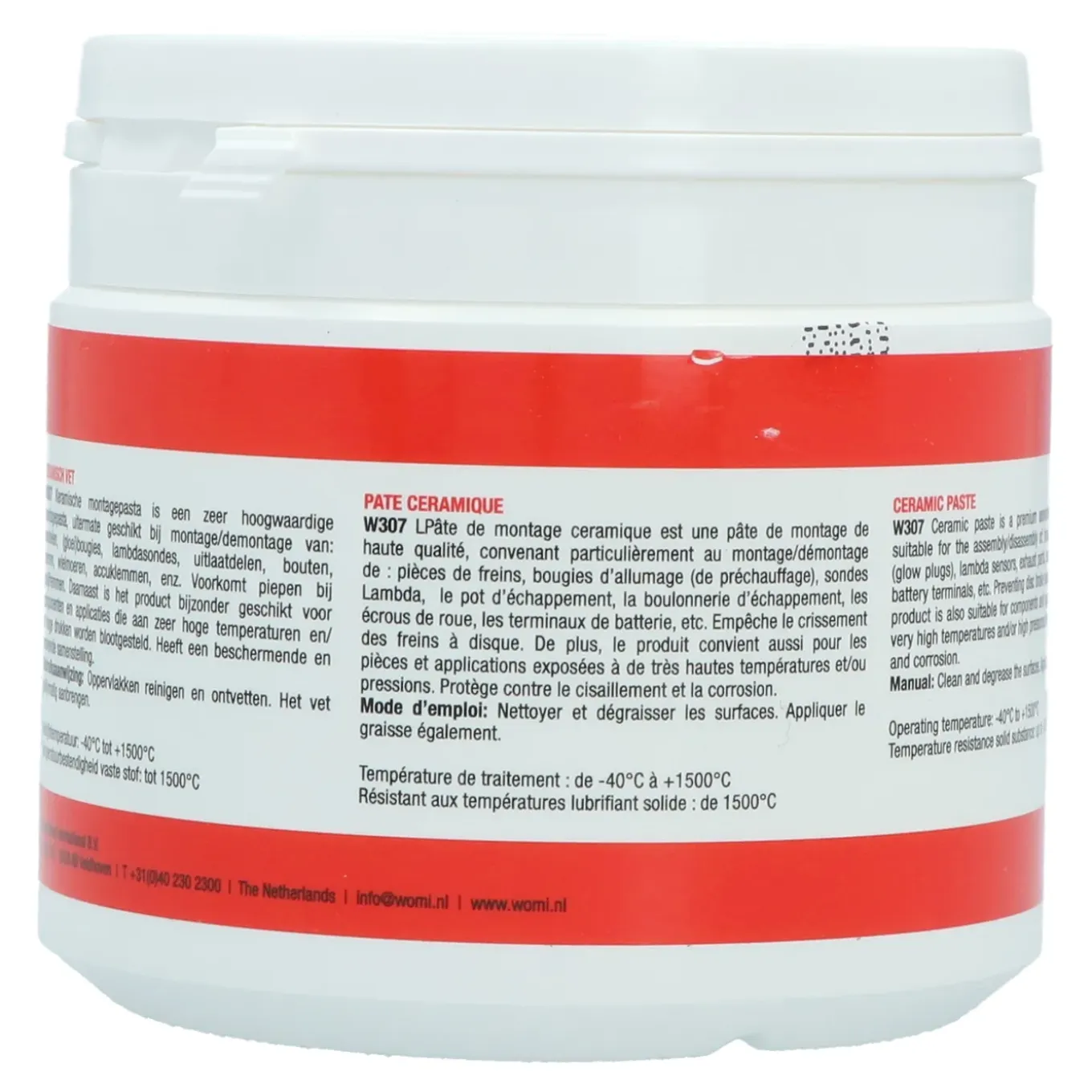 Womi W307 Keramisch Vet Wit 500g