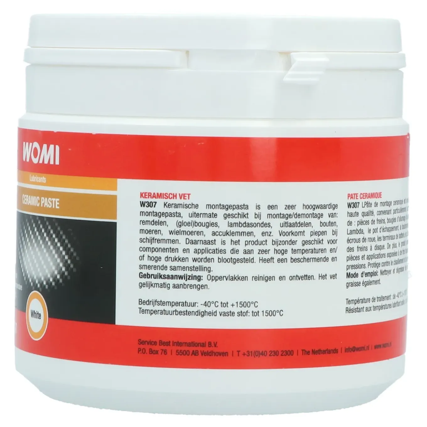 Womi W307 Keramisch Vet Wit 500g