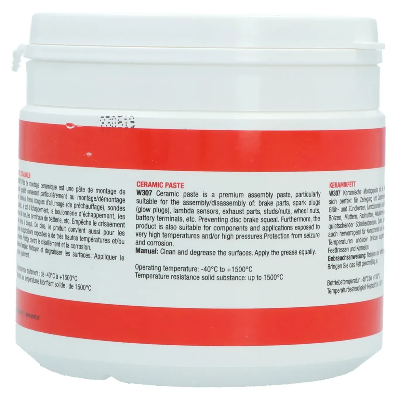 Womi W307 Keramisch Vet Wit 500g