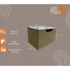 Wood4You speelgoedkist Kick groen 80x50x50cm