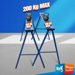 WORKMEN STORAGE - Set Van 2 Opvouwbare Schragen -