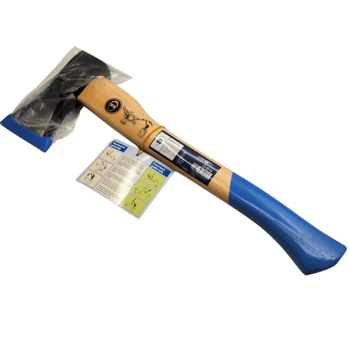 Work Plus Kloofbijl Professioneel Met Houten Steel Conform Din 7287 | 1000 Gram (w-93072)