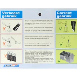 Work Plus Kloofbijl Professioneel Met Houten Steel Conform Din 7287 | 1000 Gram (w-93072)