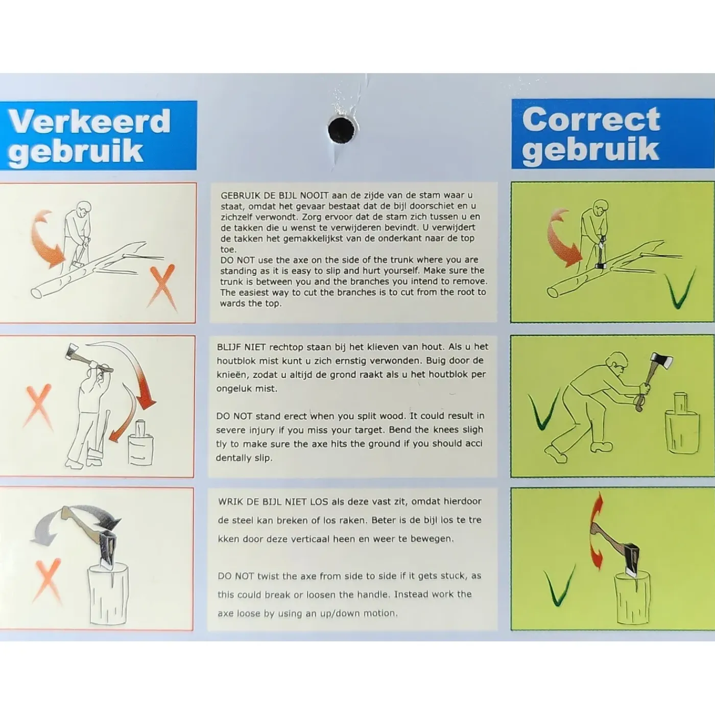 Work Plus Kloofbijl Professioneel Met Houten Steel Conform Din 7287 | 1000 Gram (w-93072)