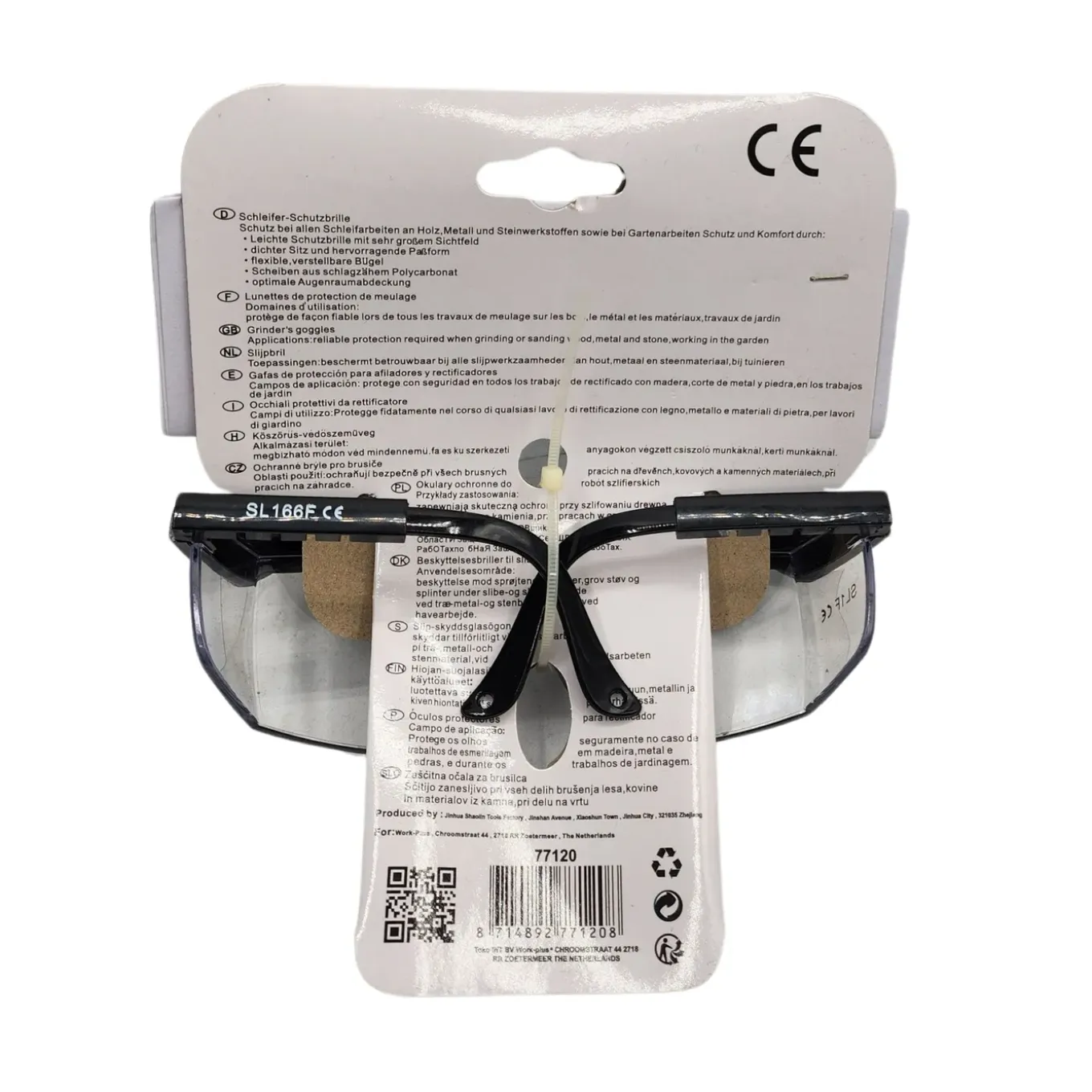 Work Plus Veiligheidsbril Ce Gekeurd (w-77120)