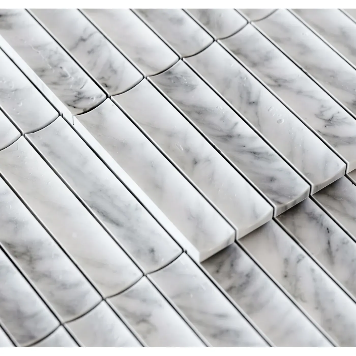 Workshop - Mozaïek - Kitkat Conclave Bianco Carrara - Wit - 30x30 Cm - 0,09 M²
