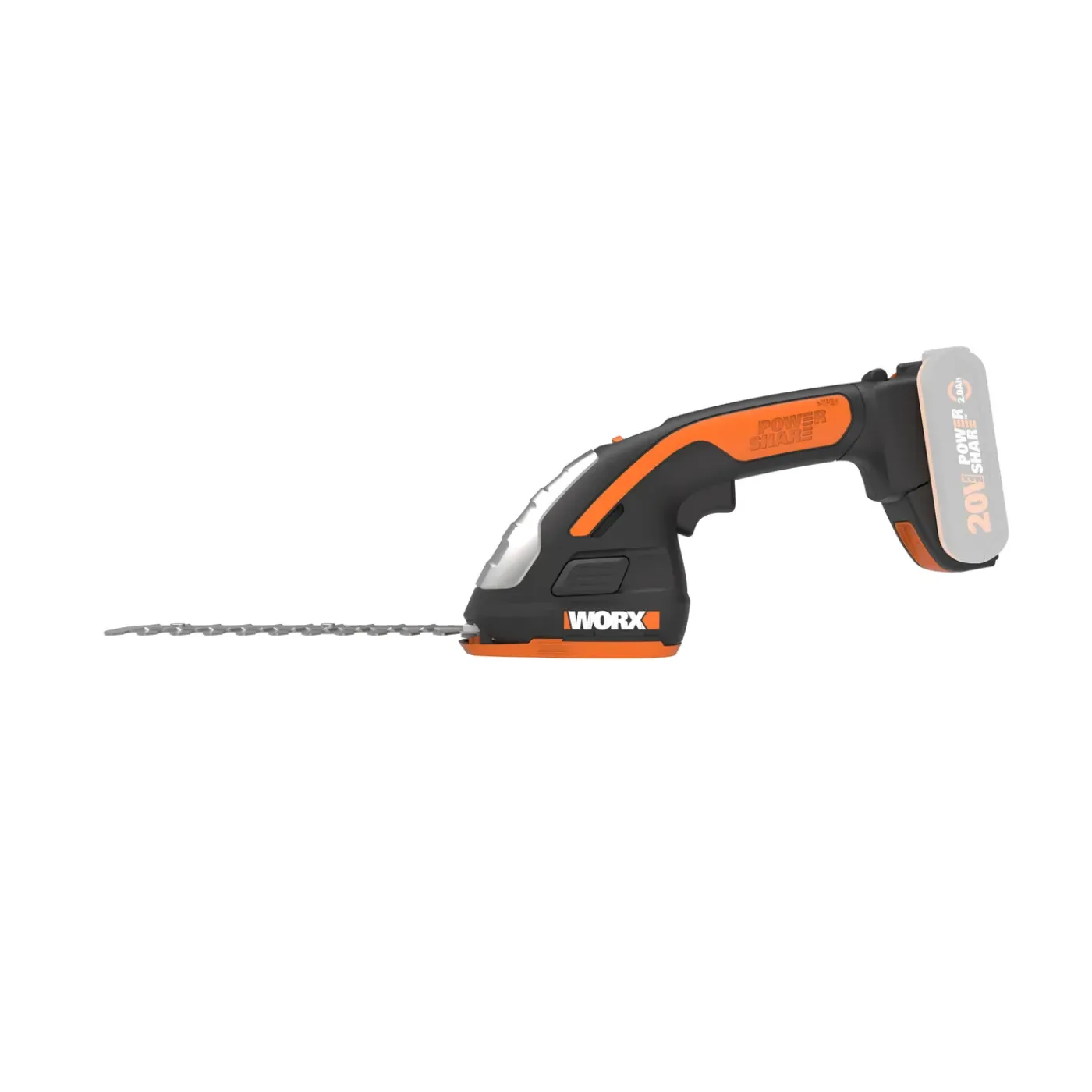 Worx Accu Gras- en Struikschaar WG801E.9 - 20V - Zonder Accu