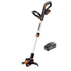 Worx Accu Grastrimmer WG163E.2 - 20V - 30cm maaibreedte (inclusief accu en lader)