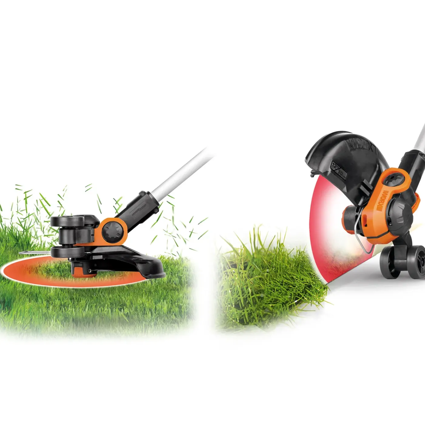 Worx Accu Grastrimmer WG163E.2 - 20V - 30cm maaibreedte (inclusief accu en lader)