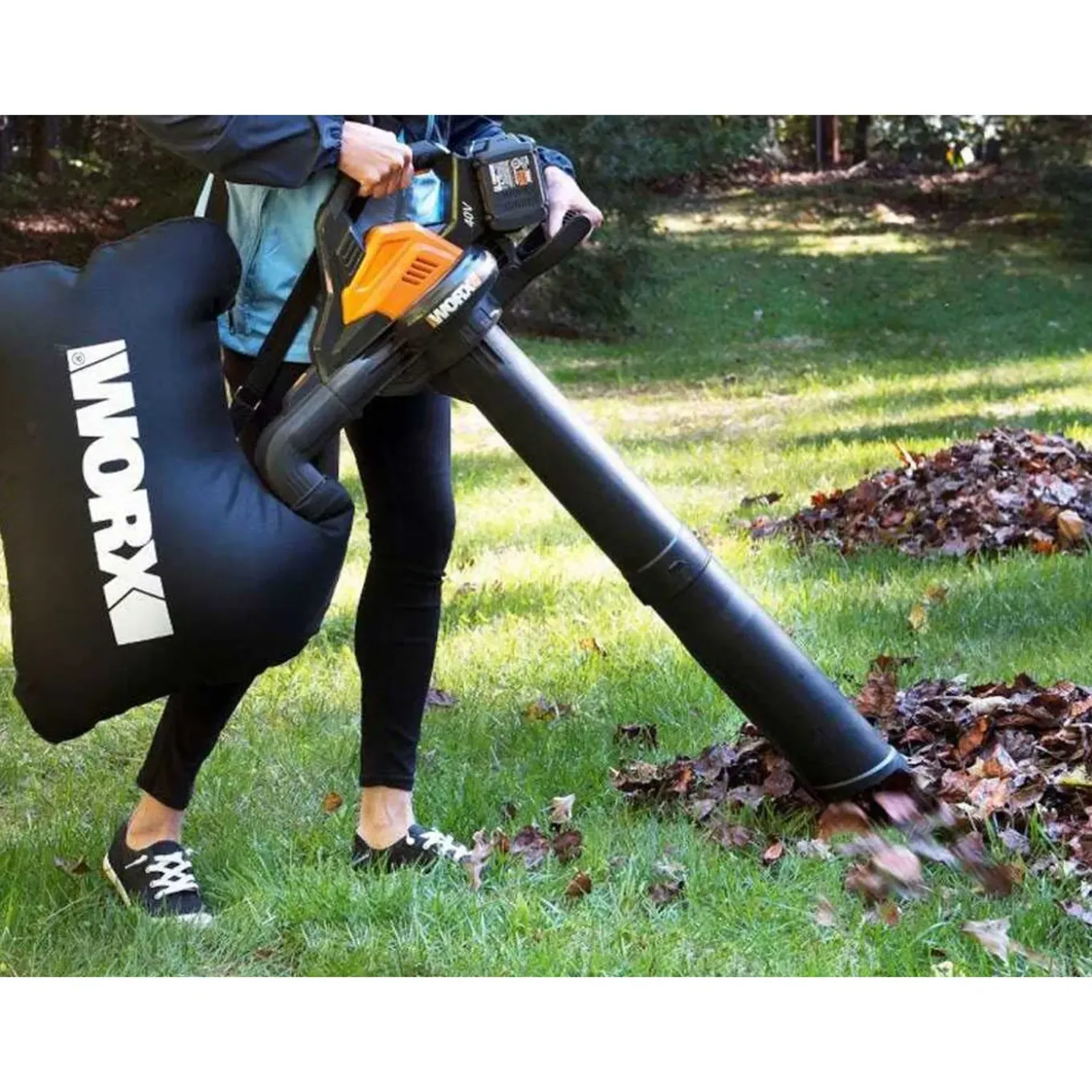 Worx Accu 3-in-1 Bladblazer WG583E.9- 40V- excl. Accu & Lader