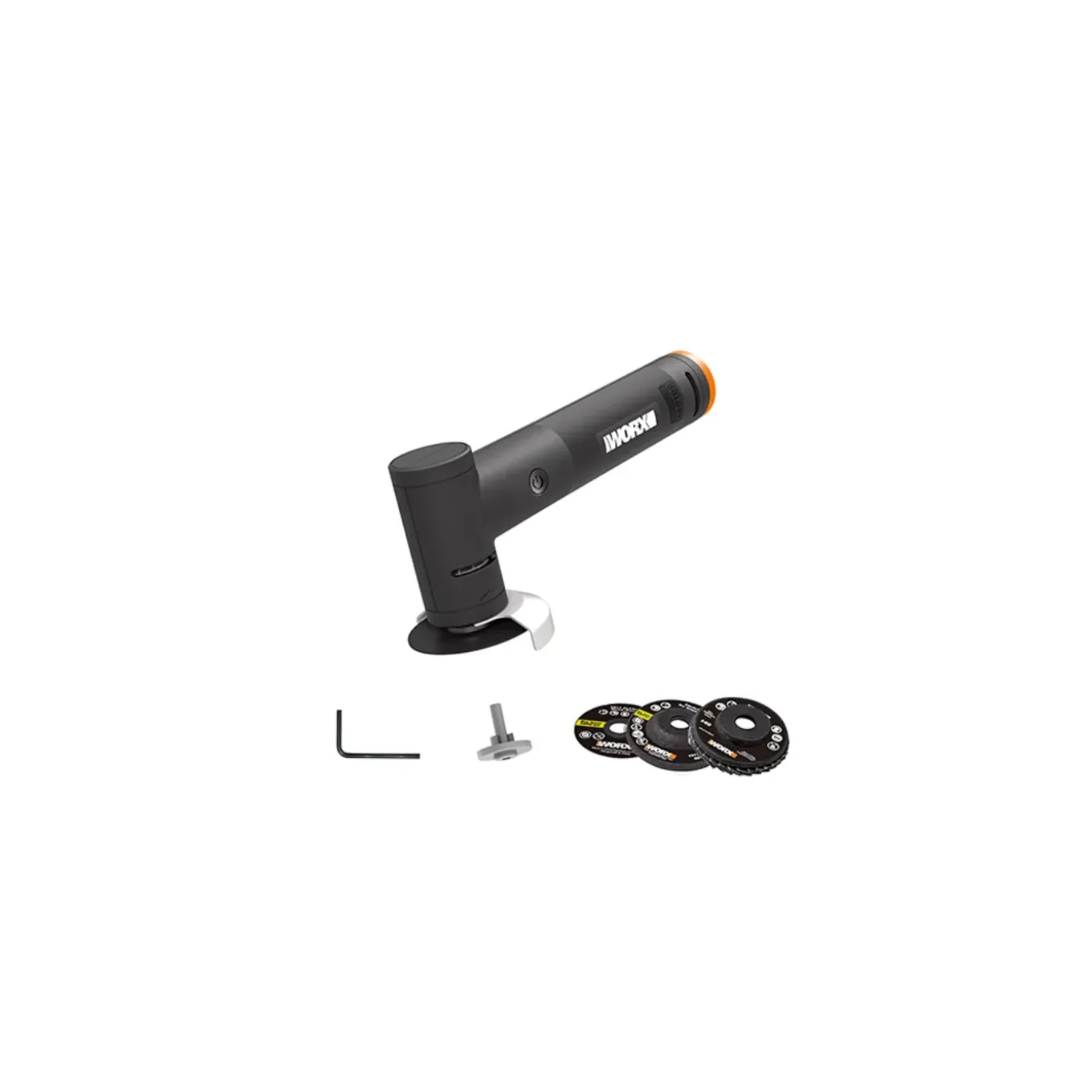 Worx Accu mini haakse slijper WX741.9 - 20V 50 mm Brushless - (zonder accu)