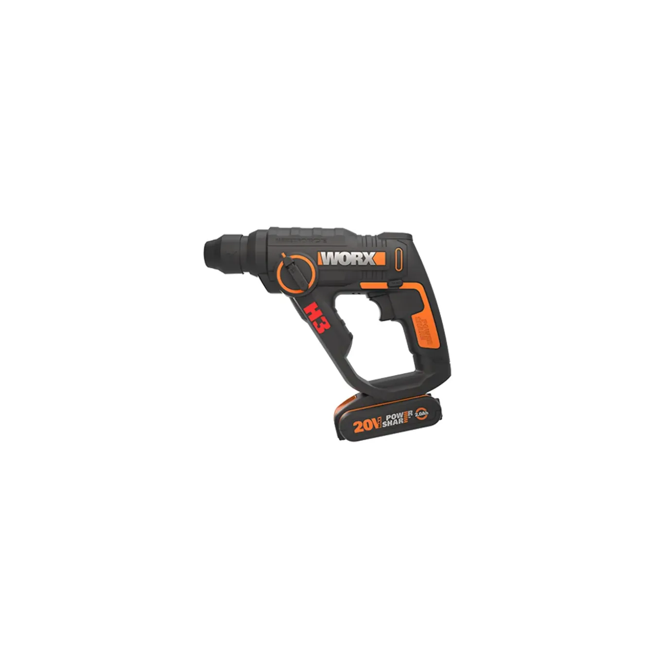 Worx - Boorhamer - WX390 - Accu - 20V - 1,2 J
